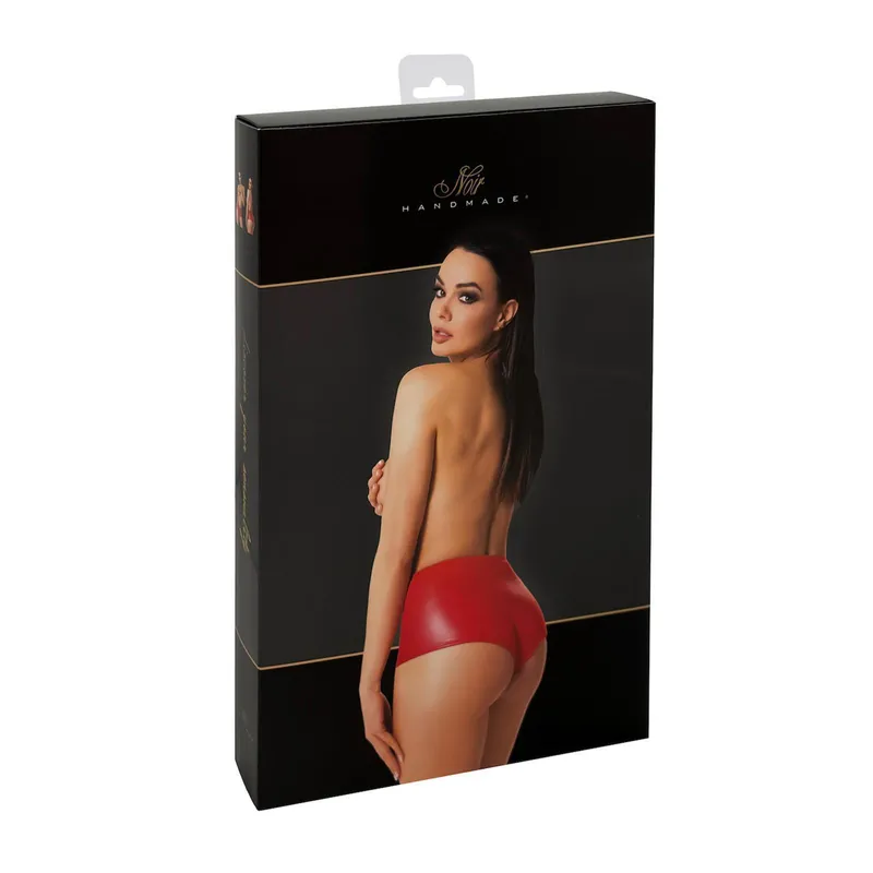 F356 Wetlook Shorts rot - 3XL