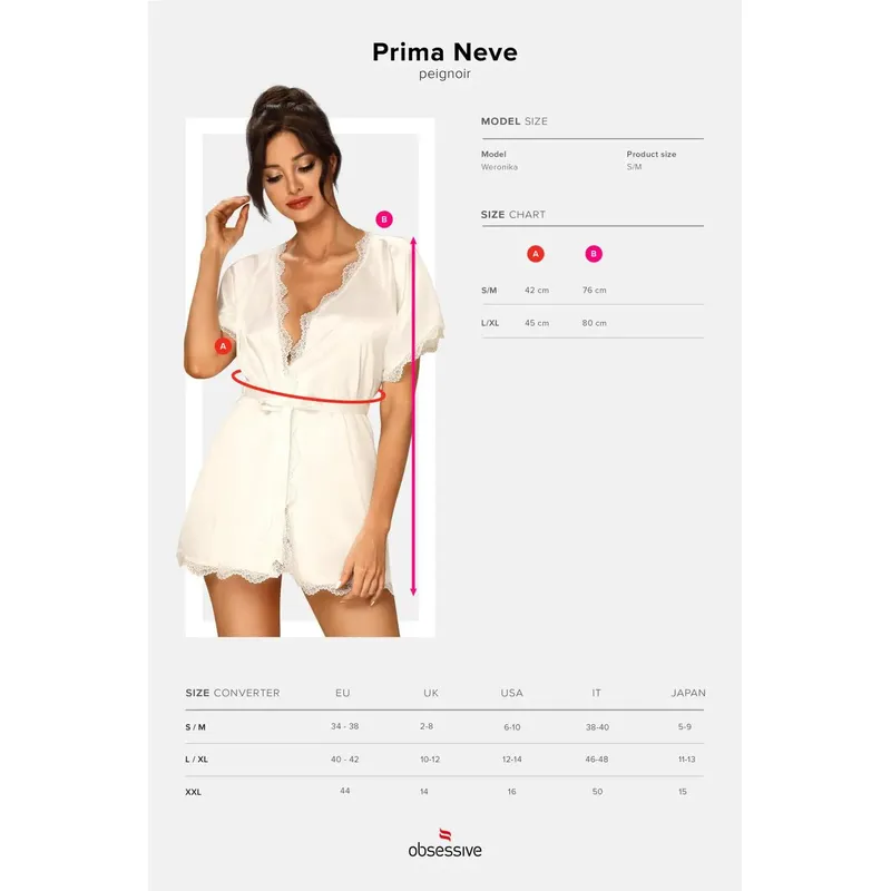 Prima Neve Peignoir Größe: L/XL