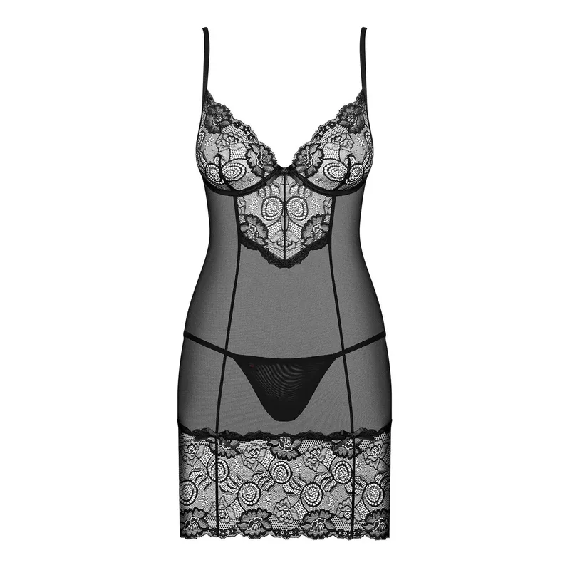 Alluria Chemise schwarz - S/M