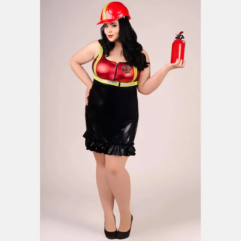 Sexy Outfit Set Feuerwehrfrau E/2023 38/40 von Andalea