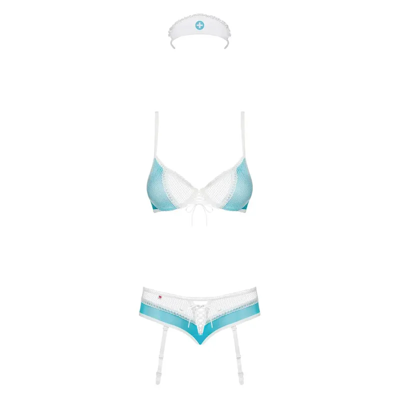 834-CST-6 Nurse-Kostüm Größe: S/M