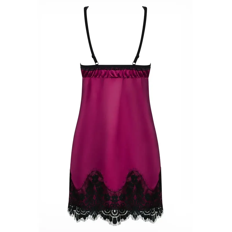 Chermise, Babydoll 861-CHE-5  magenta - L/XL