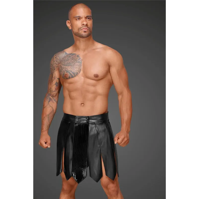 Ecoleather Gladiator Rock mit PVC Zierfalten  - XL