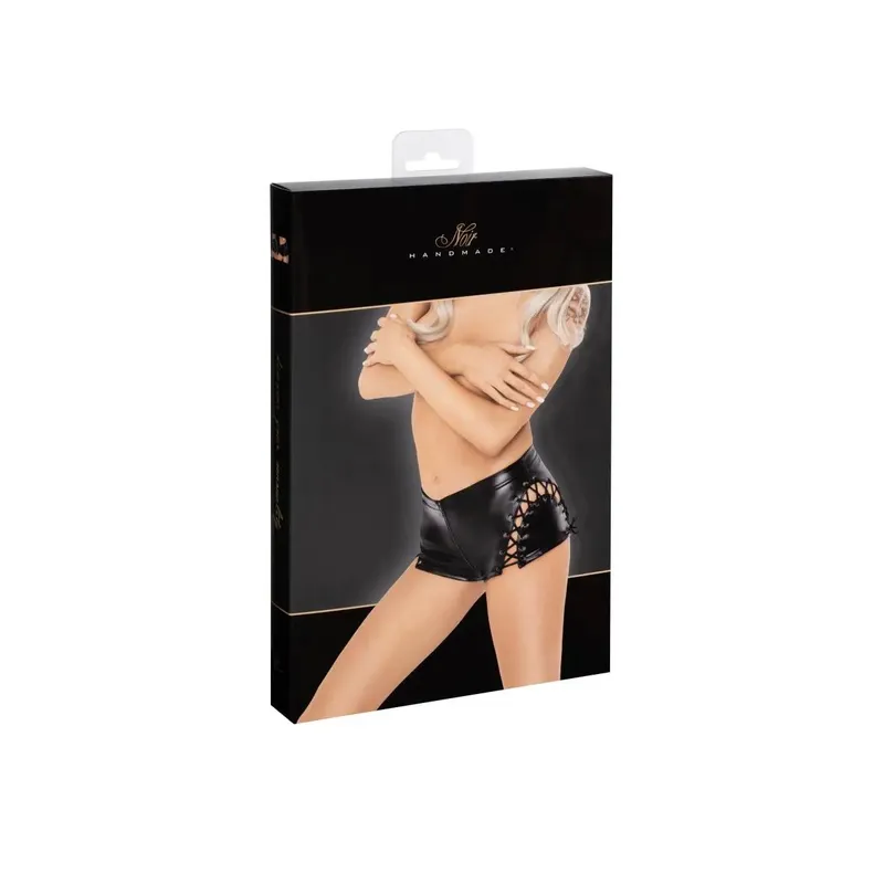 Powerwetlook Shorts F292 mit Schnürung - 3XL