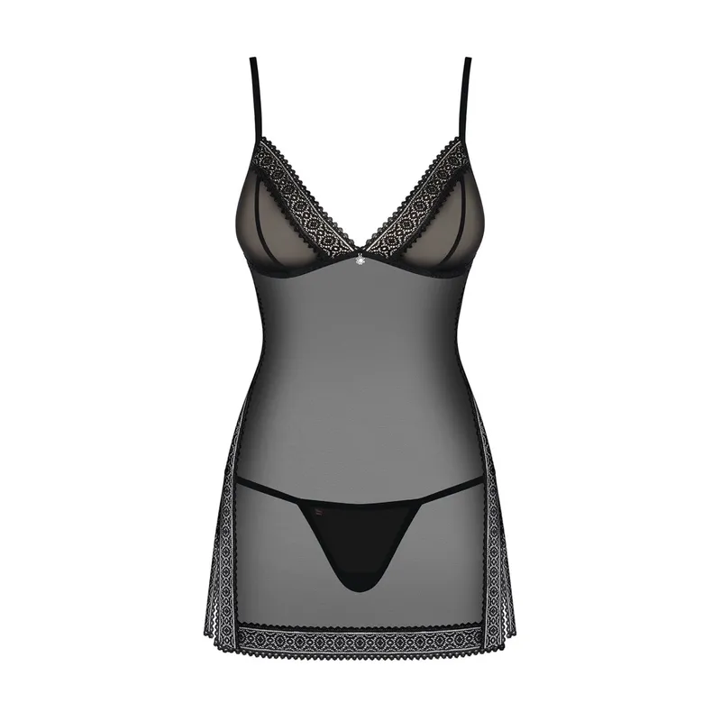 Chemise 862-CHE-1 schwarz - S/M