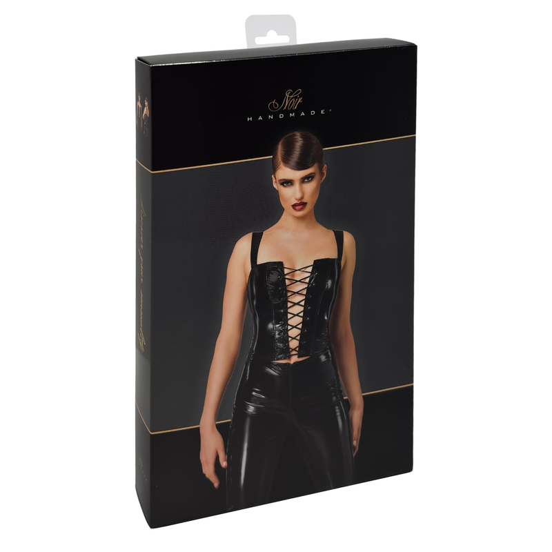 Dominae Lack Corset Top F379 - 3XL