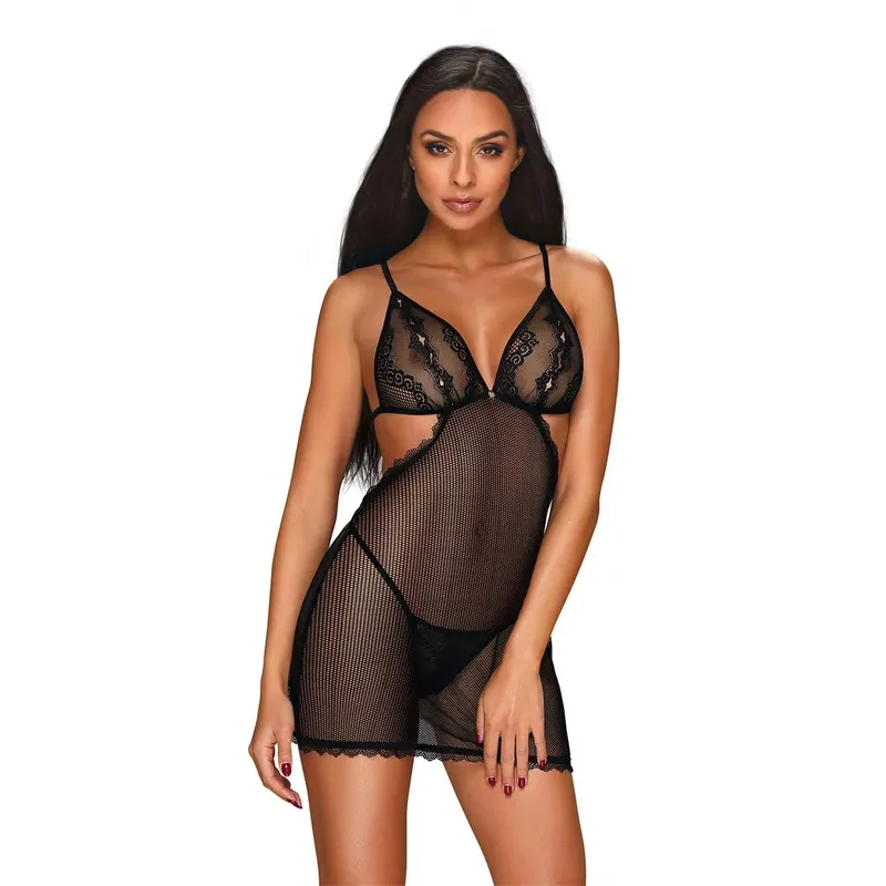 Chemise Millagro schwarz - S/M