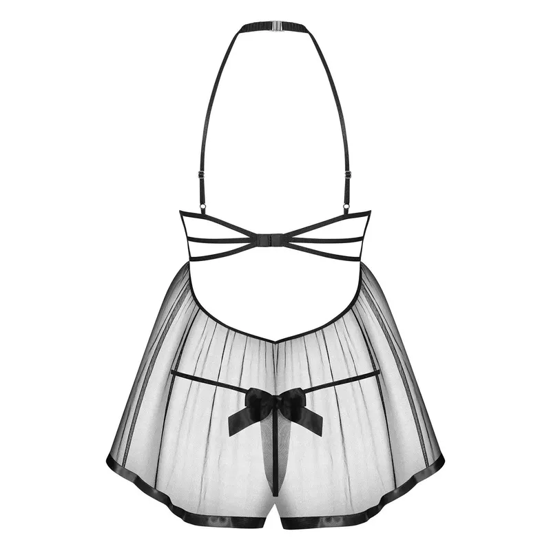 Babydoll Delishya schwarz - L/XL