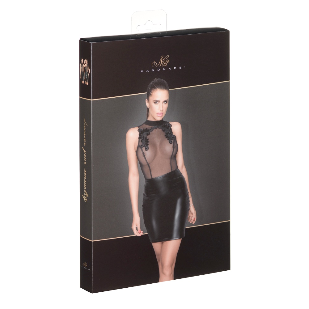 Minikleid mit Stickerei F222 - 3XL