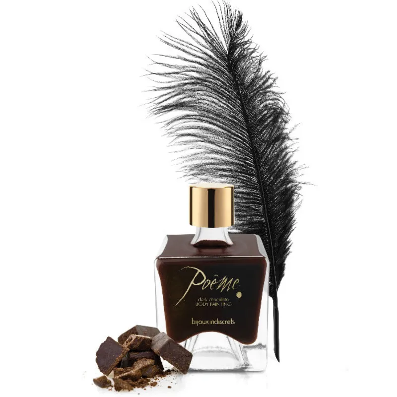 Bijoux Poeme essbare schwarze Schokolade - 50 gr