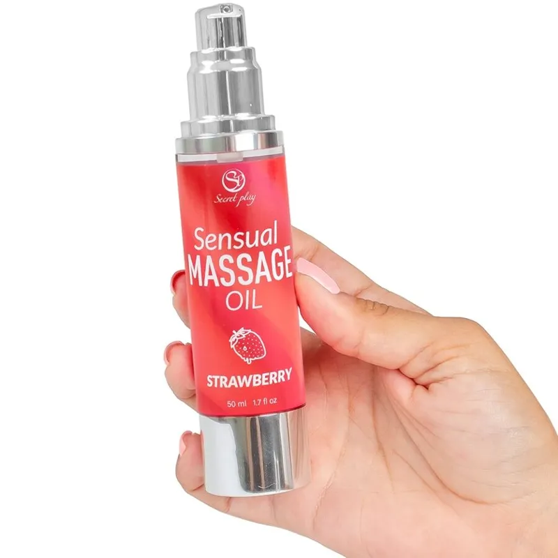 Secretplay Massageöl Erdbeere - 50 ml