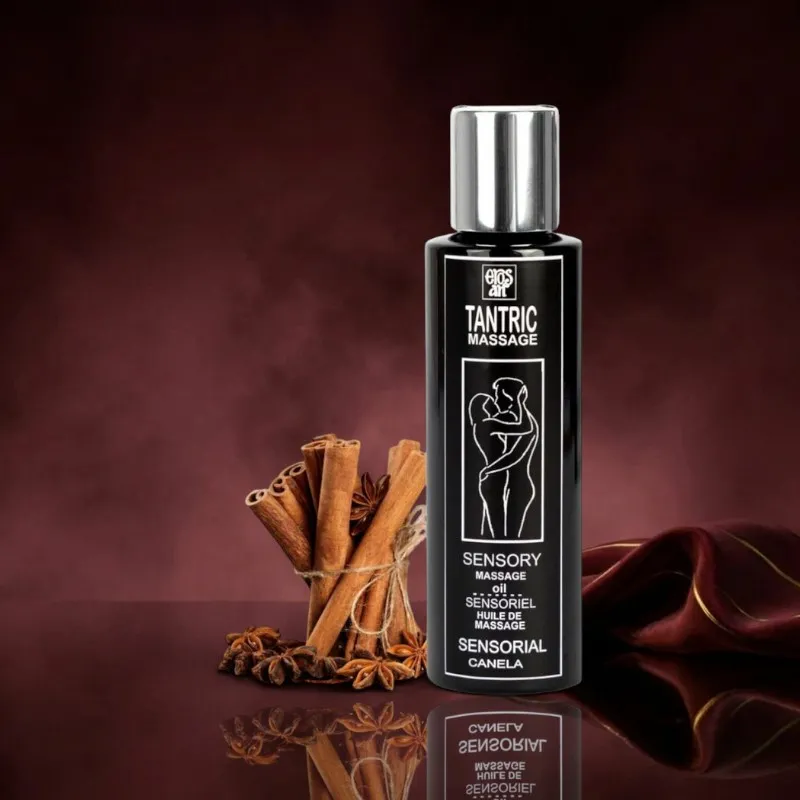 Eros-Art natürliches tantrisches Massageöl und Aphrodisiakum Zimt - 100 ml