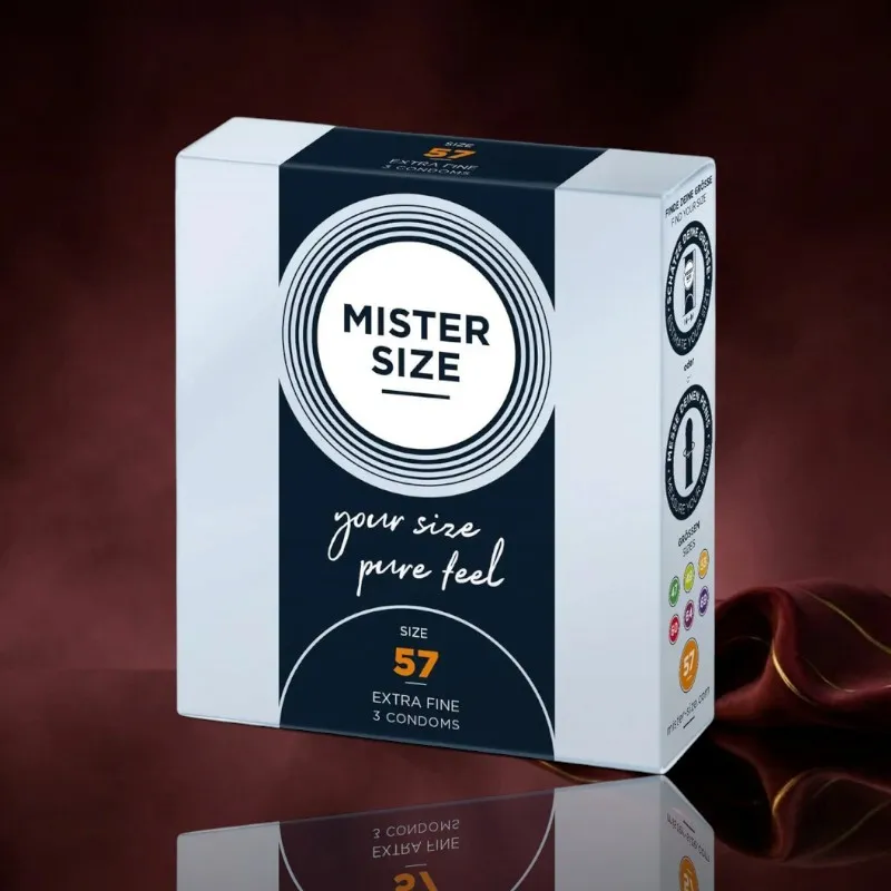 MISTER.SIZE 57 mm Kondome 3 Stück