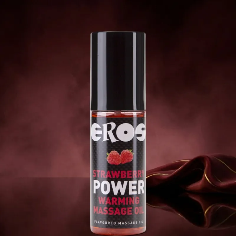 Eros wärmendes Massageöl Erdbeer  - 100 ml