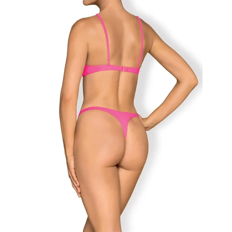 Bikini Mexico Beach neonpink Größe: L