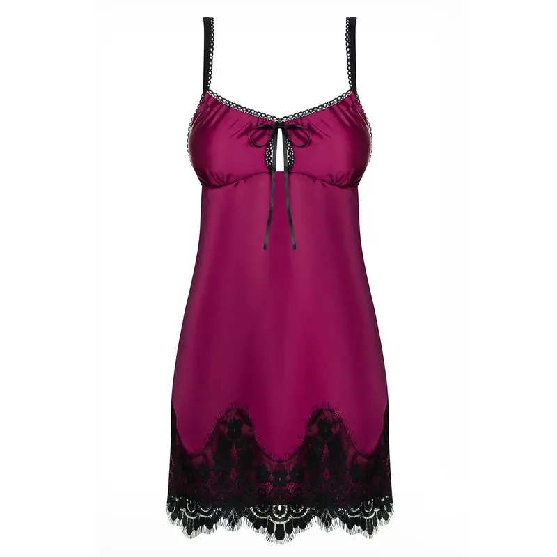 Chermise, Babydoll 861-CHE-5  magenta - L/XL