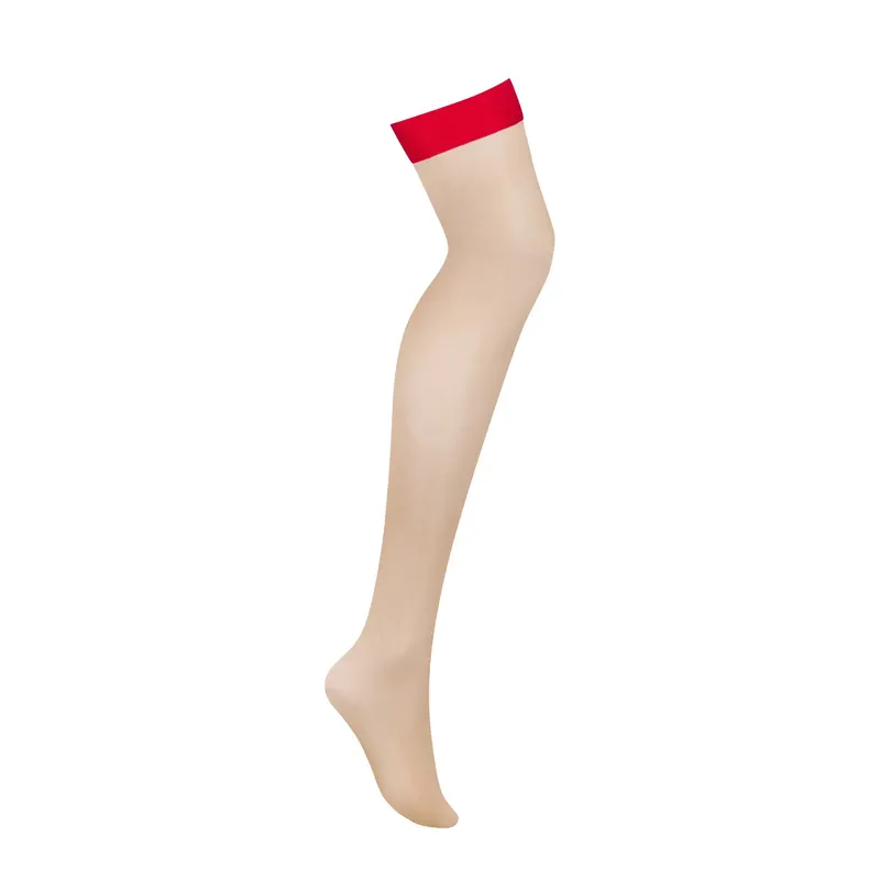S814 Stockings rot Größe: L/XL