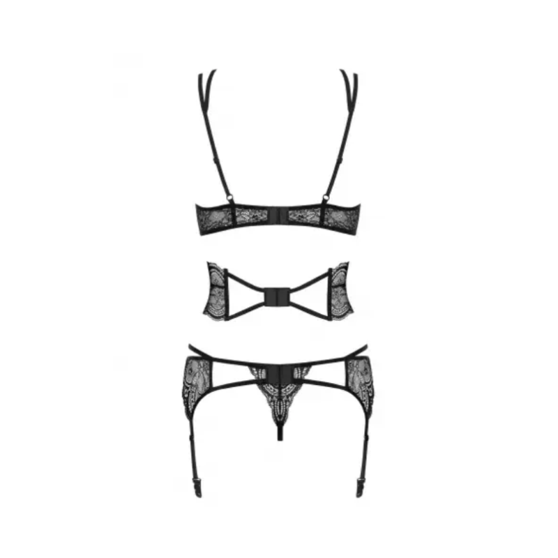Frivolla Set schwarz Größe: L/XL