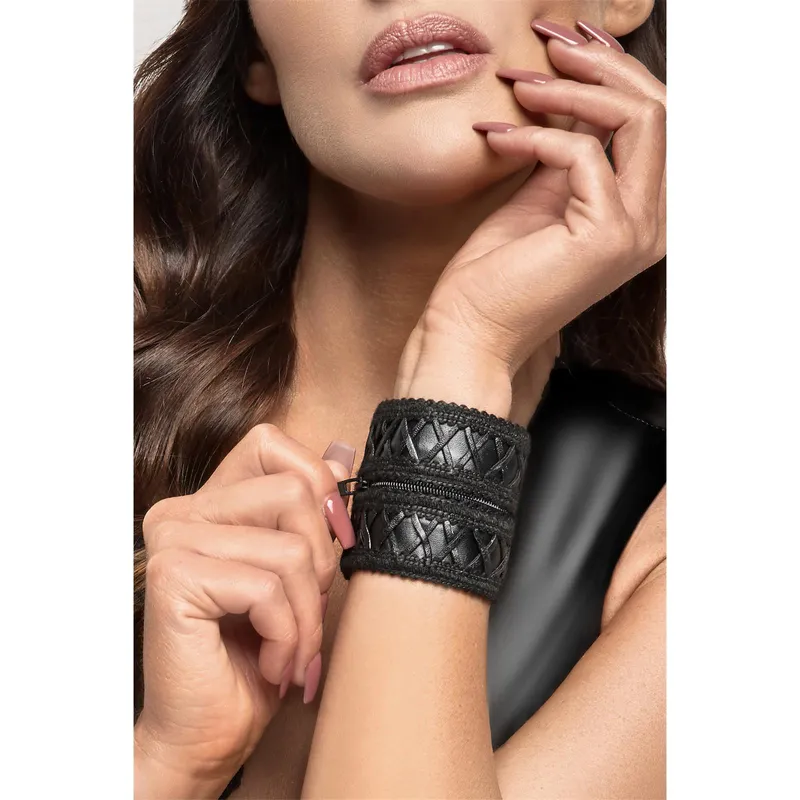 Handgelenk-Geldbörse F326 mit verstecktem Reißverschluss - OS