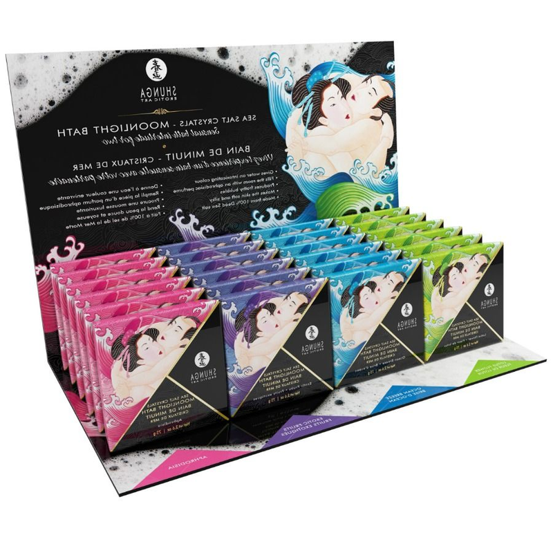 Shunga Love Bath Badesalz Verkaufsdisplay - 24 Stück