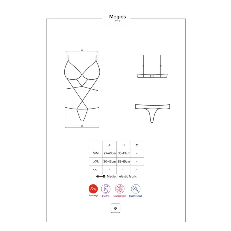 Megies Teddy Größe: S/M