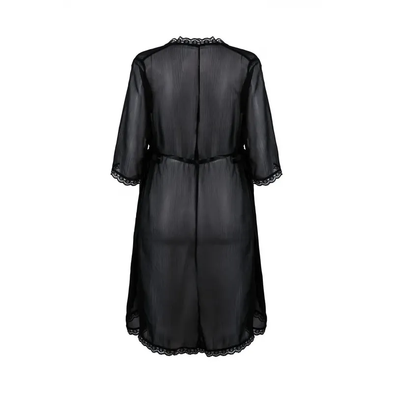 Schwarzer Kimono AA0521295 - 5XL/6XL
