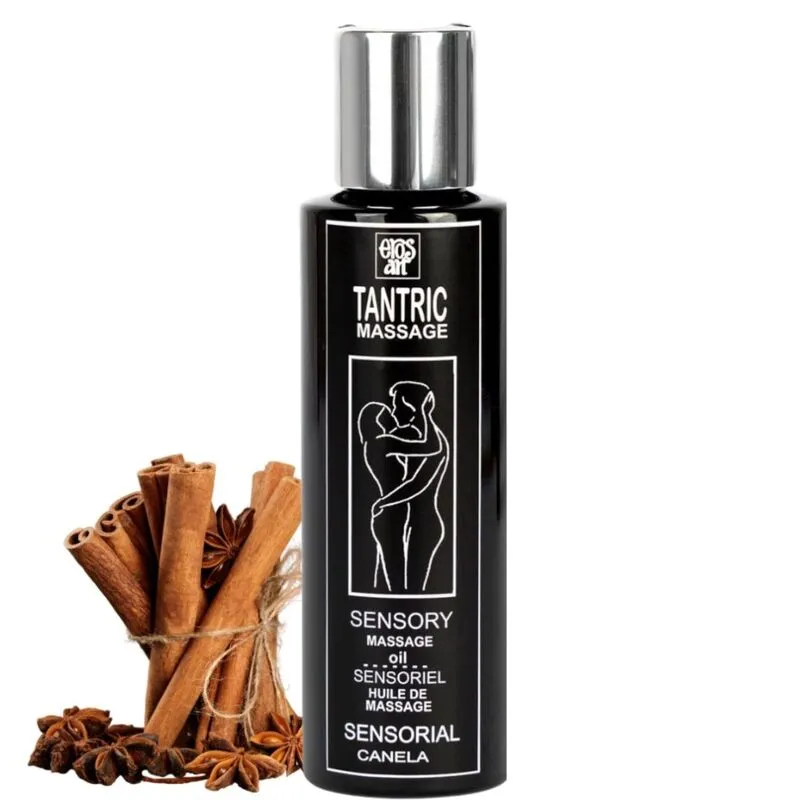 Eros-Art natürliches tantrisches Massageöl und Aphrodisiakum Zimt - 100 ml