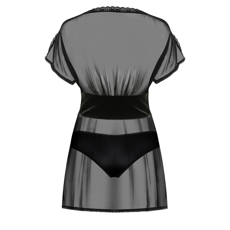 Babydoll 868-BAB-1 schwarz - L/XL