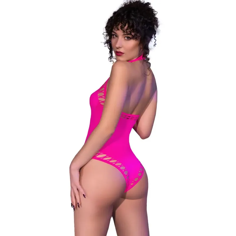 Body CR4396 neonpink S/L von Chilirose