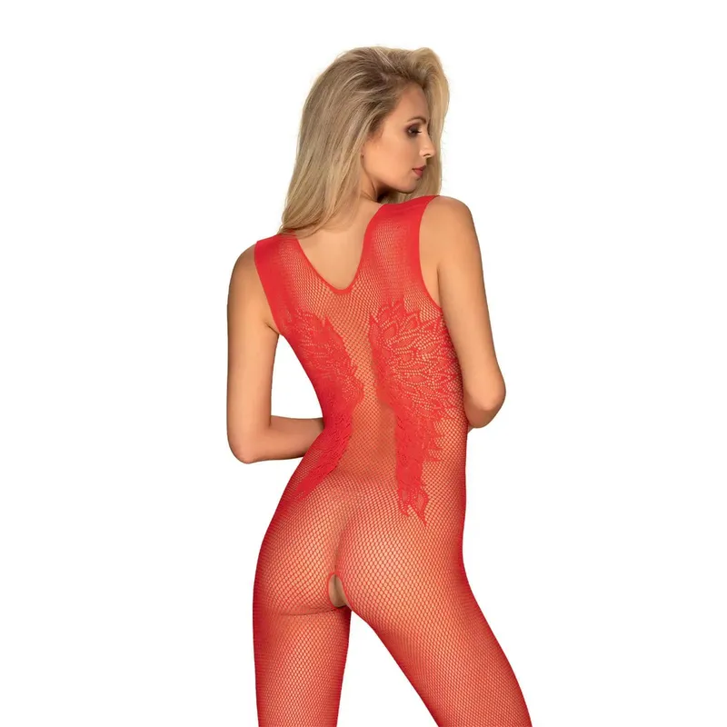 Bodystocking N112 rot - S/L
