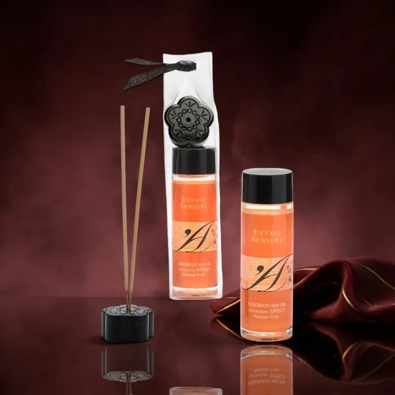 Extase Sensual Massageöl mit wärmeeffekt mit Passionsfrucht Pheromonen - 100 ml