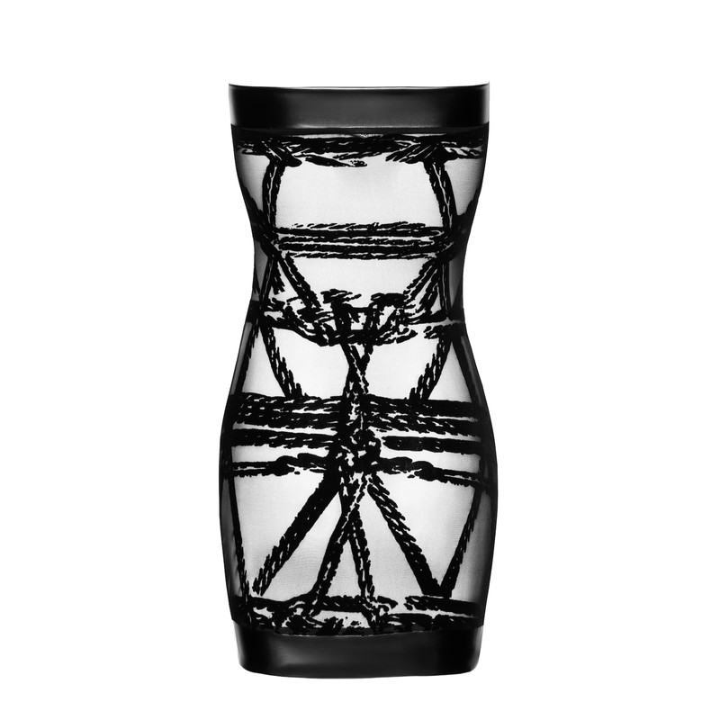 Off-shoulder Minikleid Bondesque F359 - 3XL