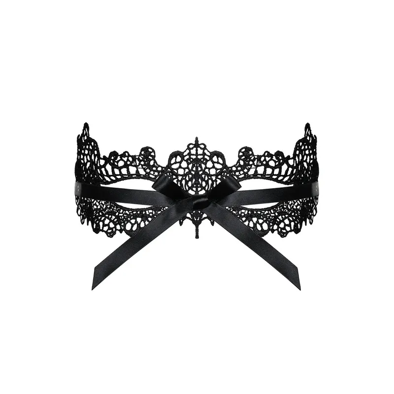 Guipure-Maske A701 schwarz