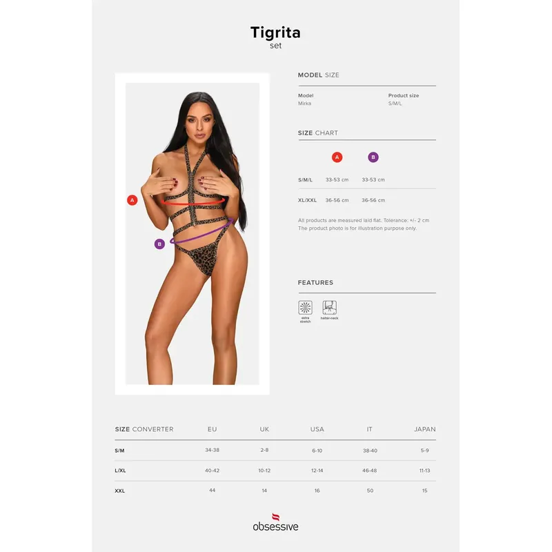 Tigrita Set Größe: S-L