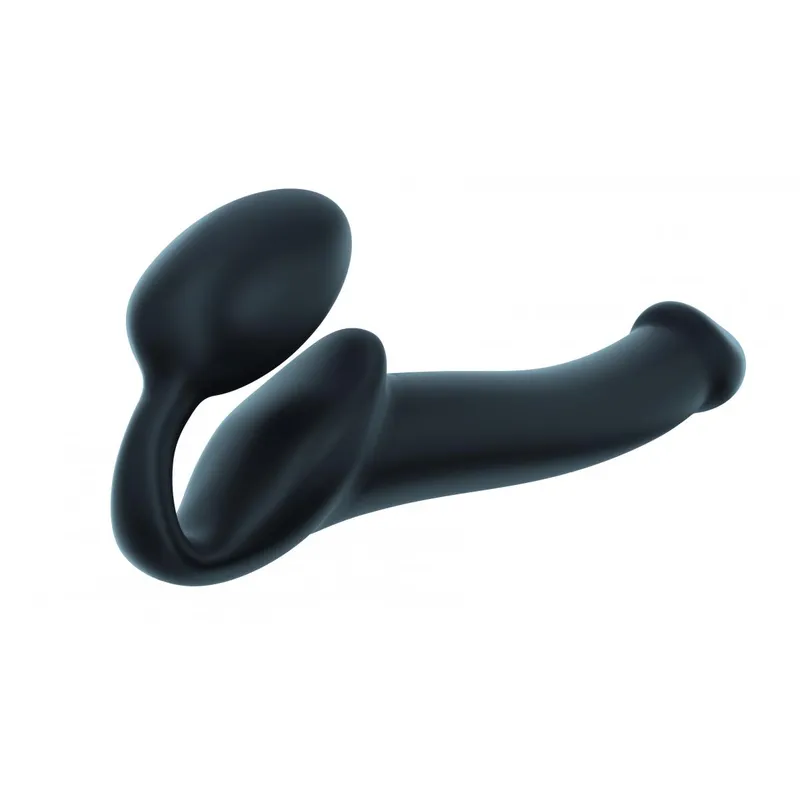 Strap On Me - Strapless Voorbind Dildo - Maat M - Zwart