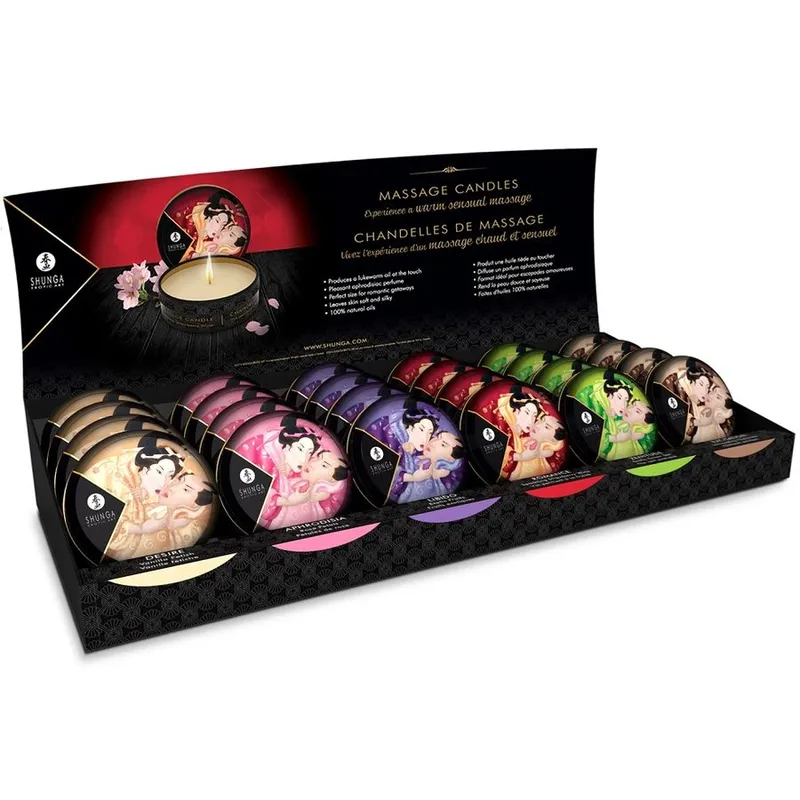 Shunga Mini Caress By Candlelight Massagekerzen 24 Stück