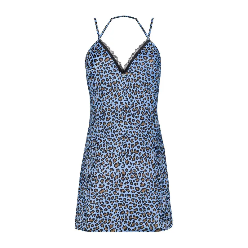 Chemise Nadines mit String leopard - S/M