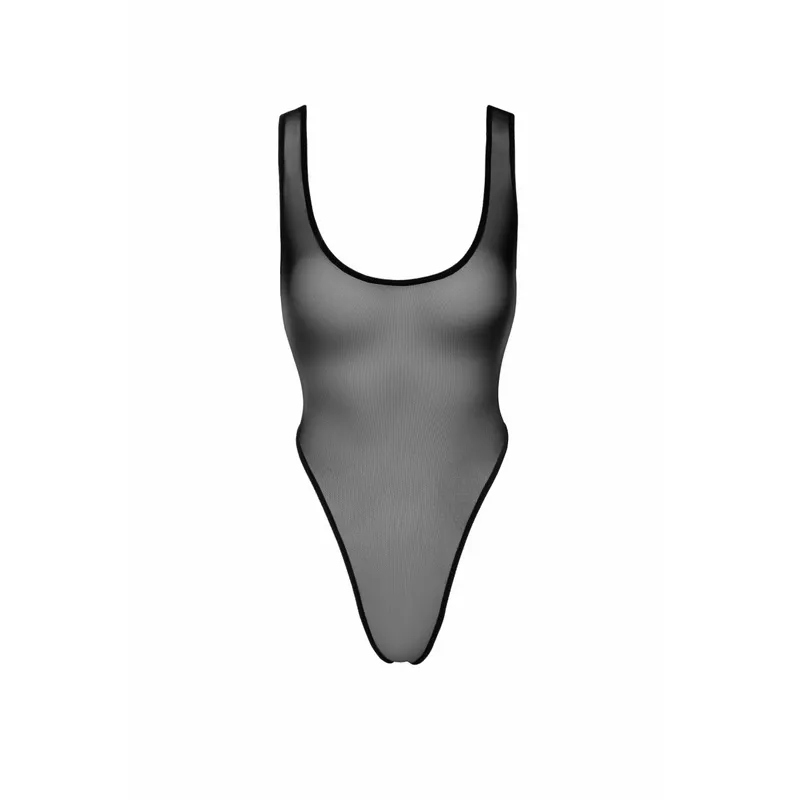 Body F322 aus Netzmaterial schwarz - 3XL