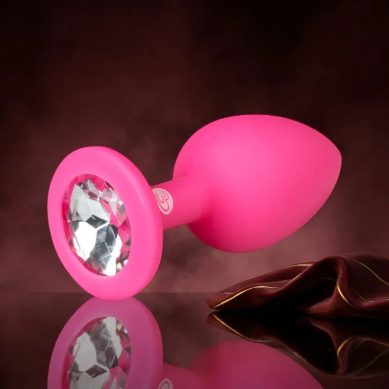 Diamond Analplug klein - pink