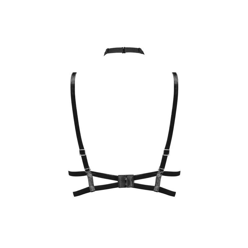 BH-Träger 2618 mit Halsband und goldenen Ketten - One Size