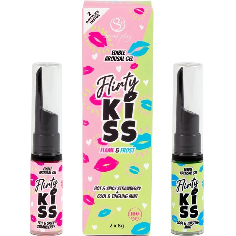 Secretplay Flirty Kiss Oralsexspray Erdbeere & Minze 2 x 8 gr