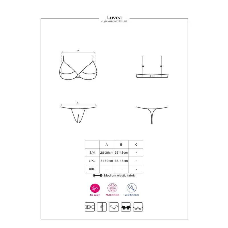 Luvae Cupless Set Größe: L/XL