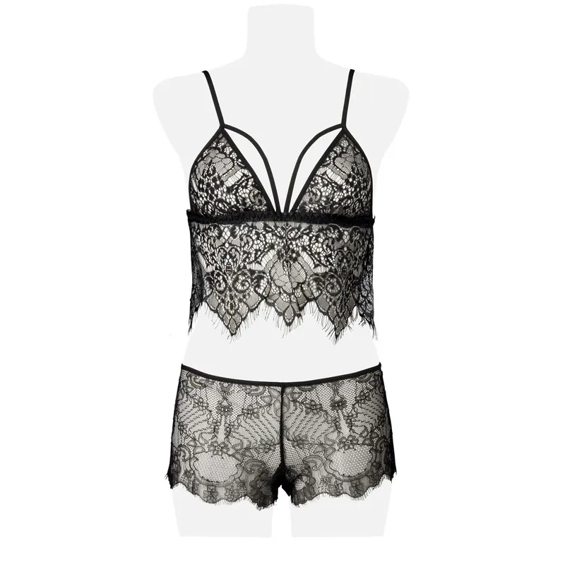 2-teiliges Spitzen-Cami-Set 15122 - XL/2XL