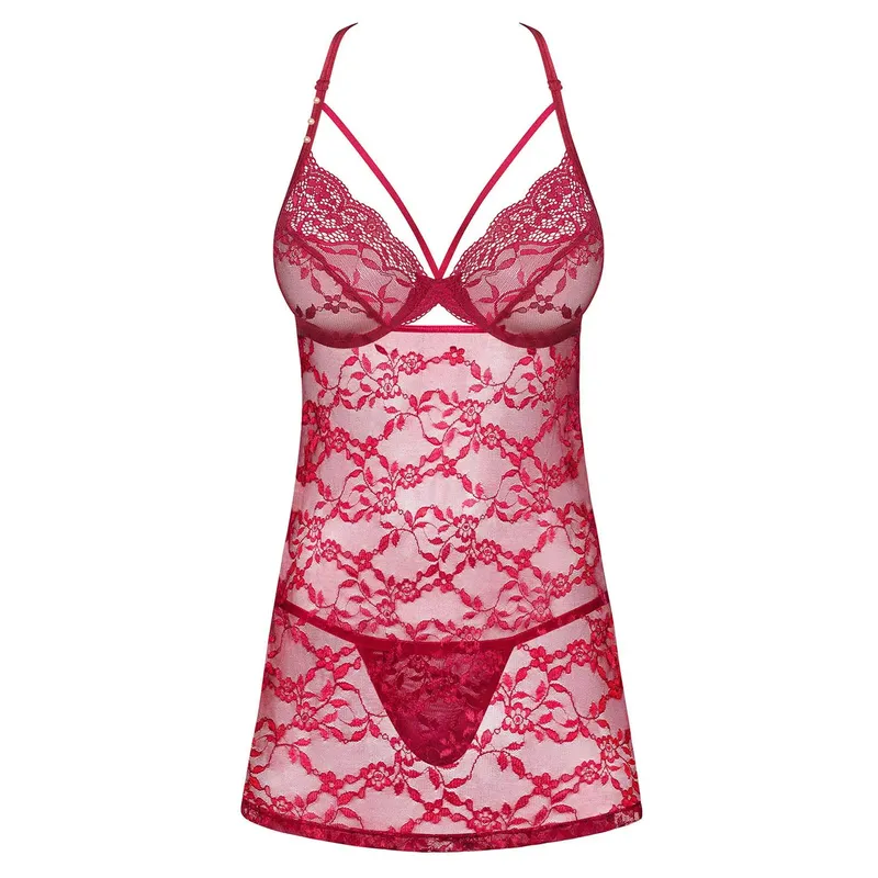Chemise Ivetta rubinrot - L/XL