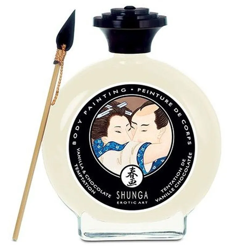 Shunga Körperfarbe Vanille und Schokolade - 100 ml