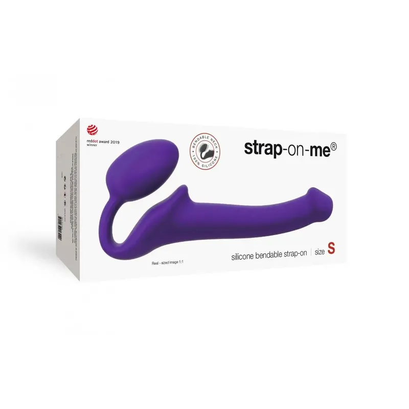Strap On Me - Strapless Voorbind Dildo - Maat S - Paars