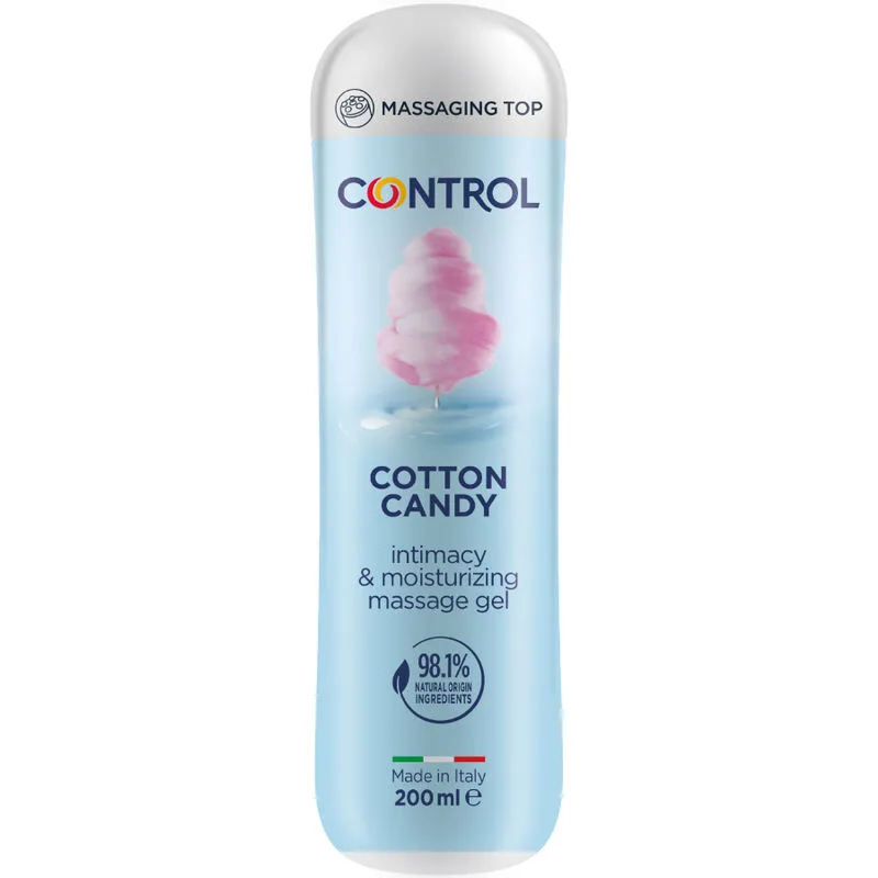 Control 3 in 1 feuchtigkeitsspendendes Massagegel Cotton Candy - 200 ml