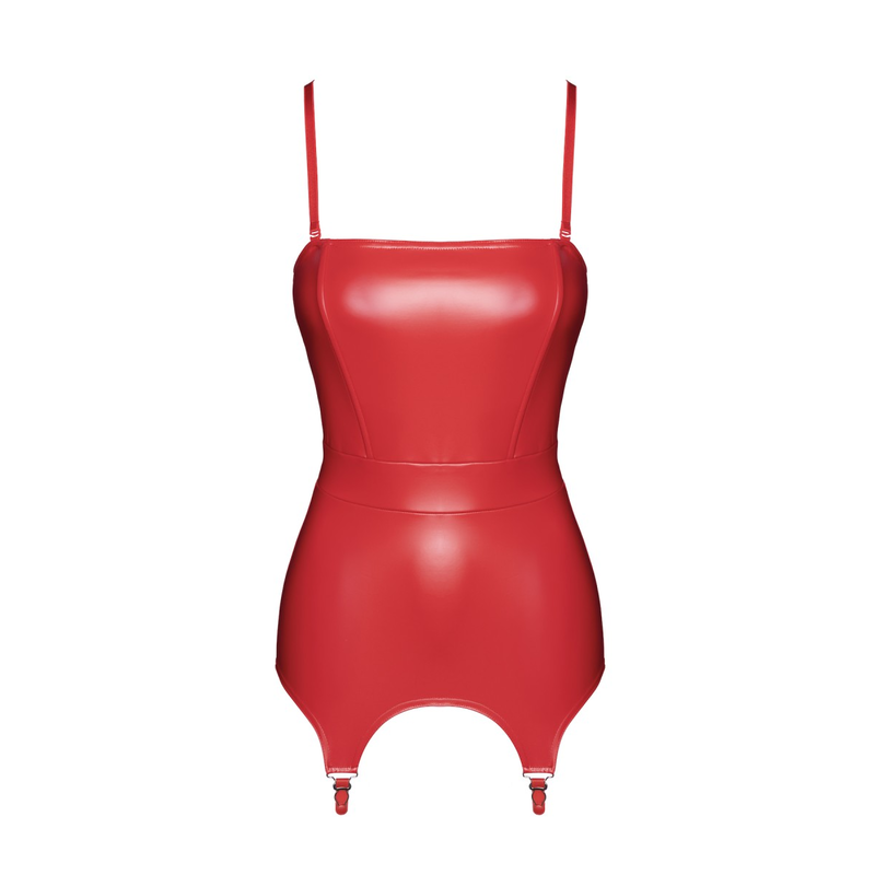 Bombshell Fierce Corsagen-Kleid F368 rot - 3XL