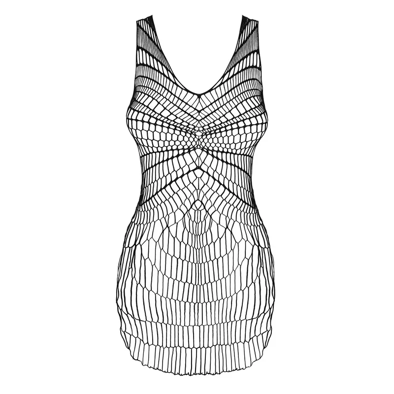Netzkleid D607 schwarz