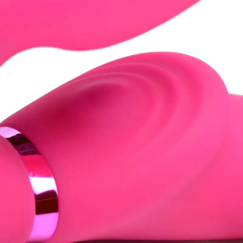 G-Pulse Vibrierender halterloser Dildo mit Fernbedienung - Rosa